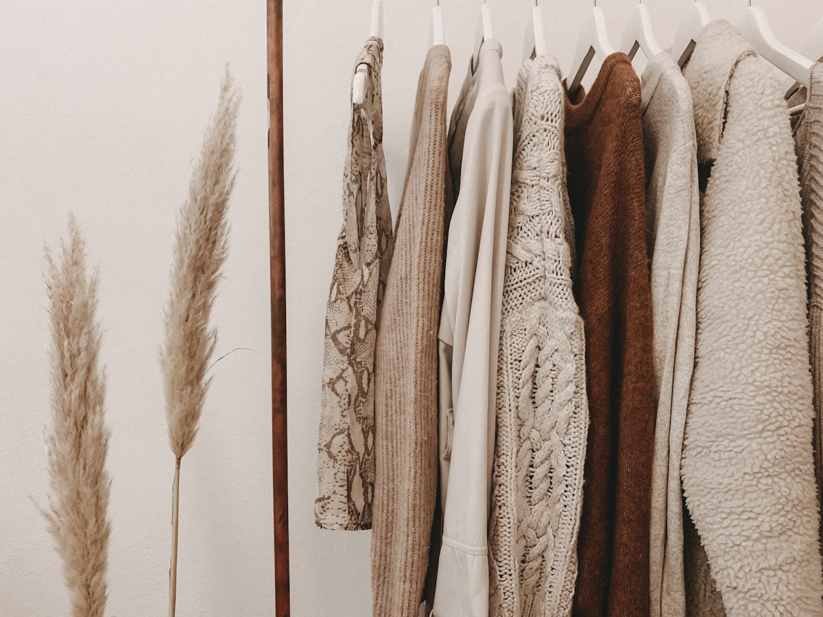 Premium clothing rack editorial - At The Cross